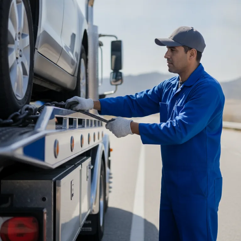 Grúa servicio en El Pueblito